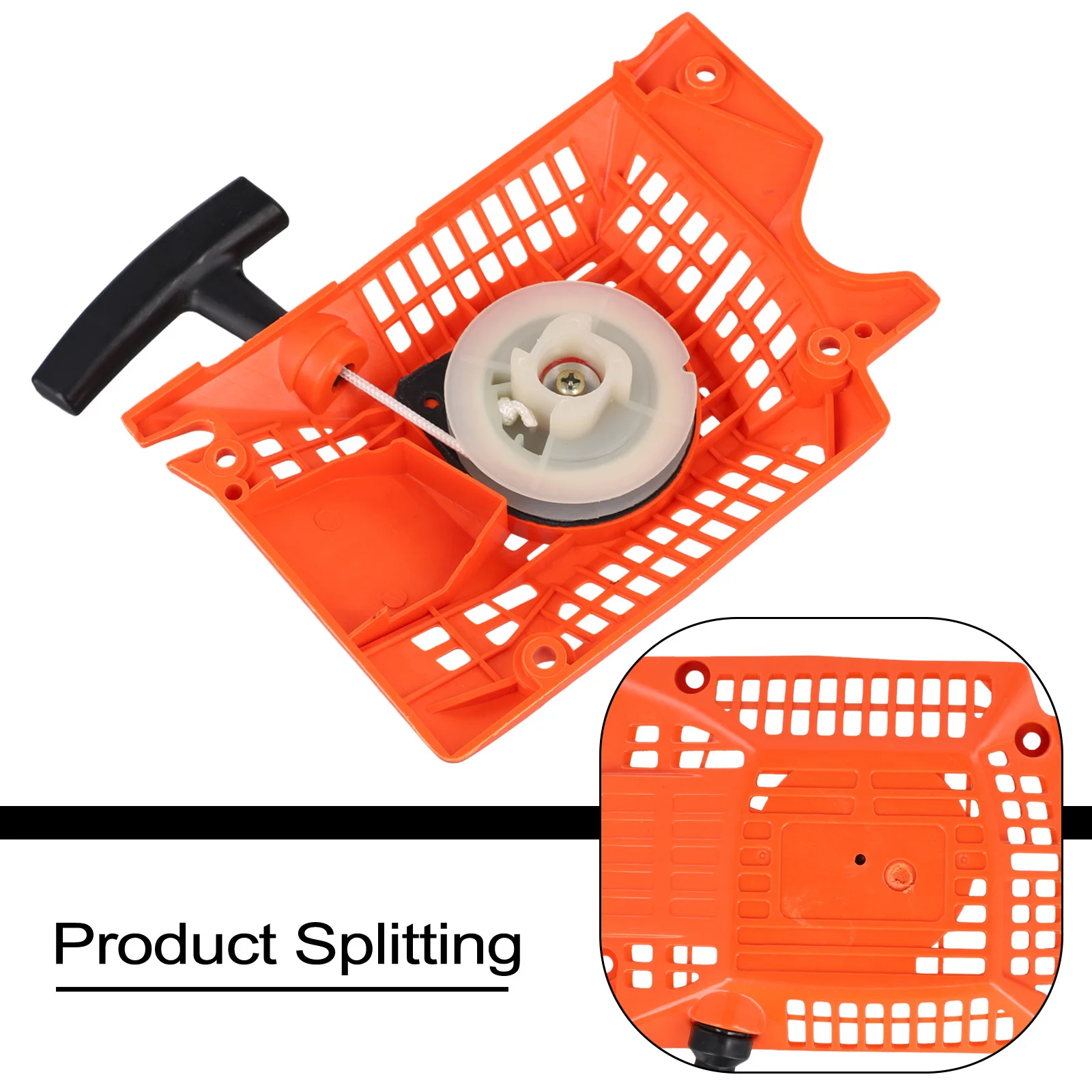 Recoil Starter Replacement Part for Chainsaws 4500 5200 5800 45cc 52cc 58cc Compatible with Plantiflex and Kiam Series