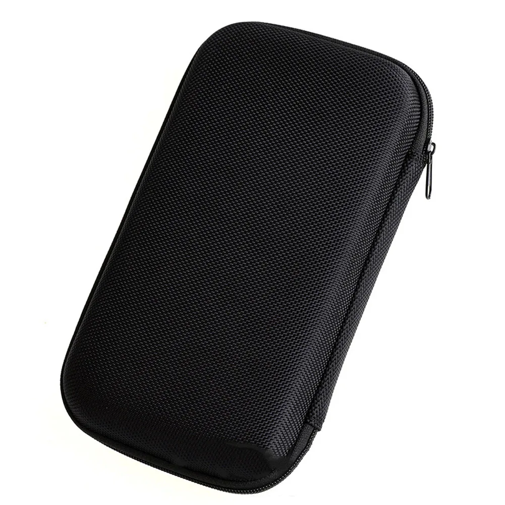 

Portable Microphone Case Mic Storage Bag Lavalier Lapel Mic With EVA Bag Zippers Bag Storage Box Black 197x110x43mm