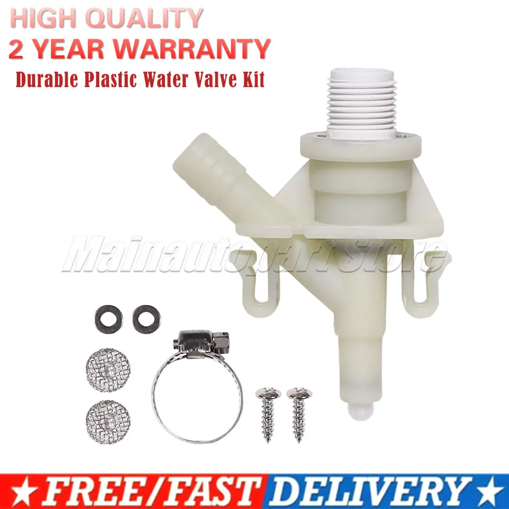 Durable Plastic Water Valve Kit for 300 310 320 Series - for Sealand Marine Toilet Replacement 385311641