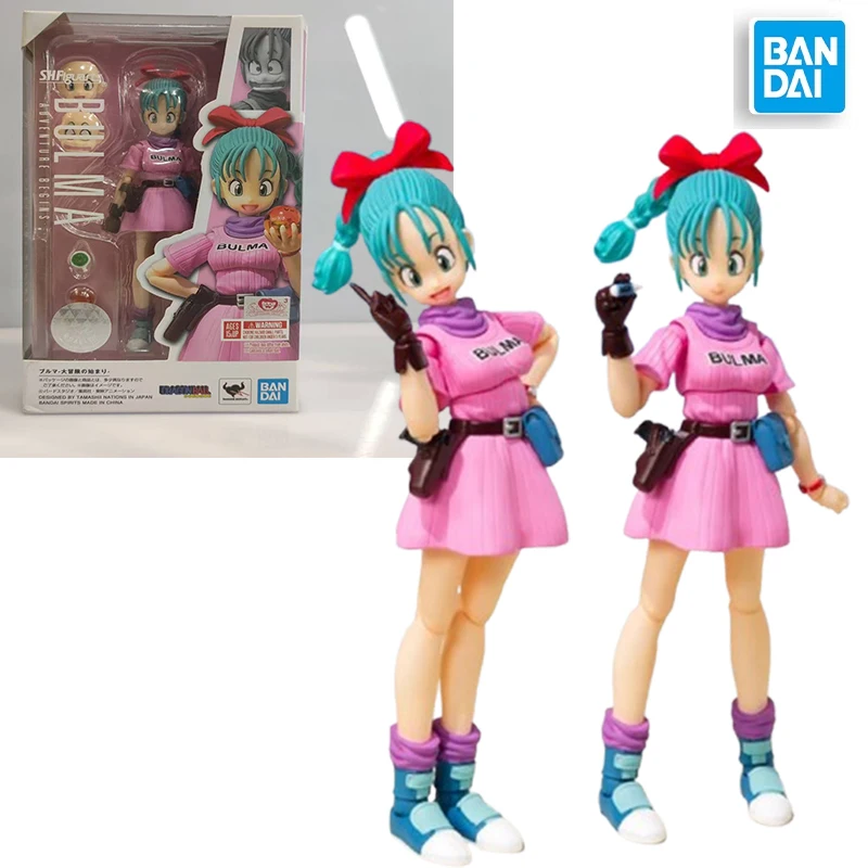 

Оригинал в наличии Bandai Dragon Ball S.H.Figuarts Bulma The Adventure Begins SHF Bulma Фигурки Коллекционная модель T