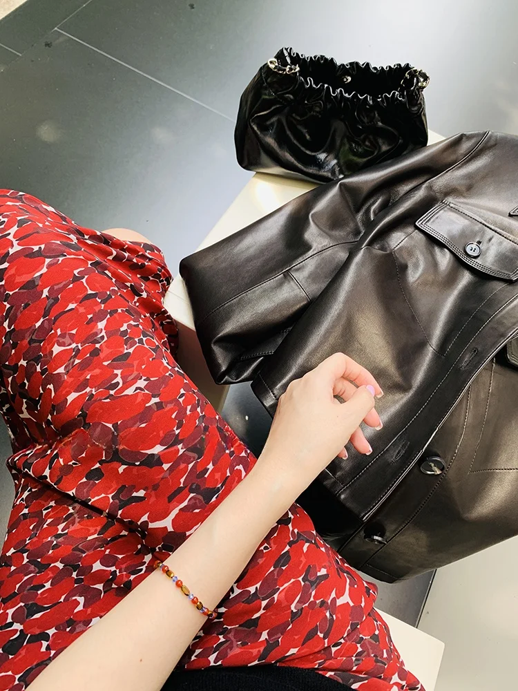 

Romantic Lace Rose Asymmetrical Slim Fit f Skirt Versatile Lightweight Pear ape Floral Print High Waist Polyester Fiber