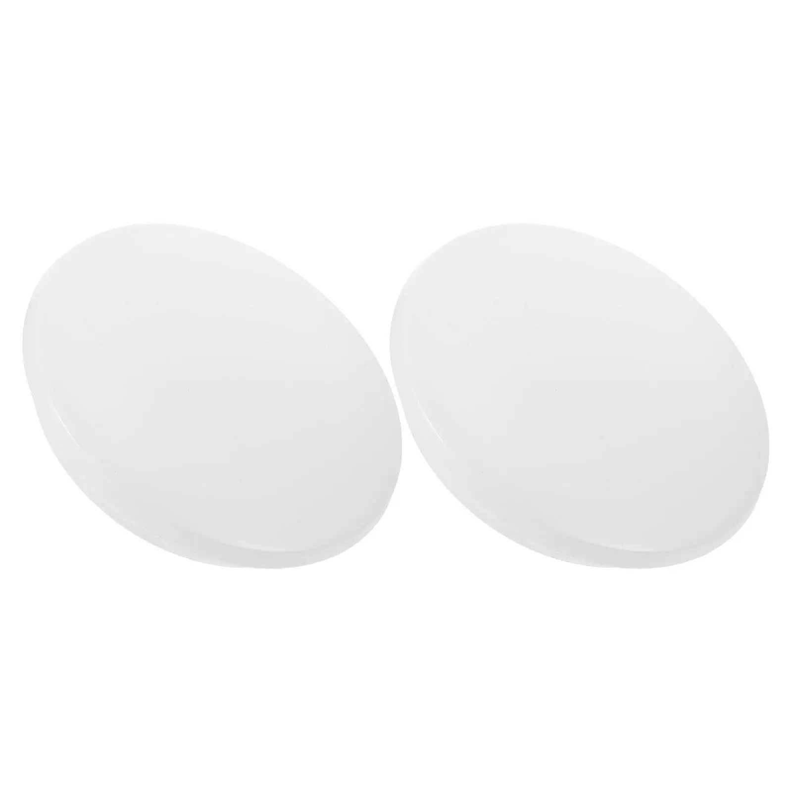 2Pcs Acrylic Ceiling Fan Lamp Cover White Quiet Airflow Diffuser Replacement Light Globe 6.7x1in Living Bedroom