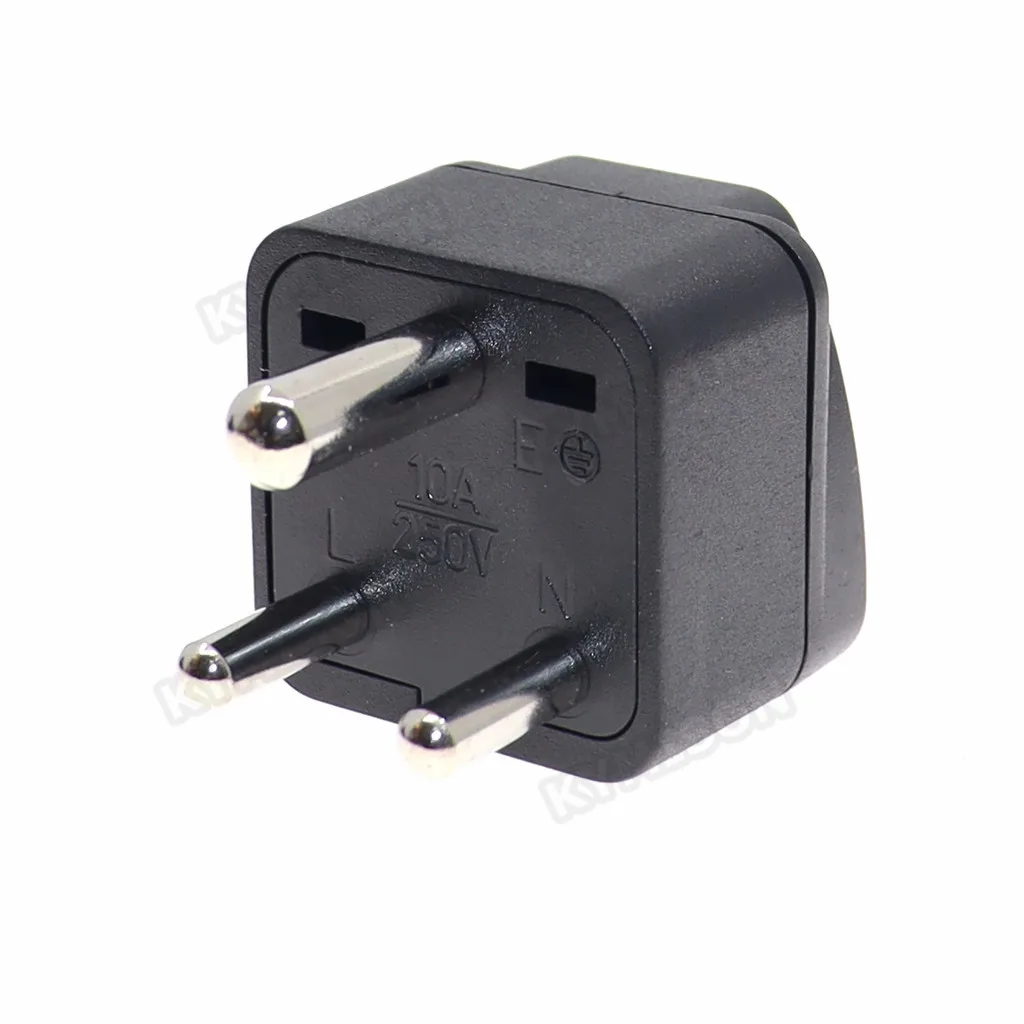 South Africa Plug Type D Adapter India 3 pins Conversion Power Plug Adapter Travel Convert China AUS charge