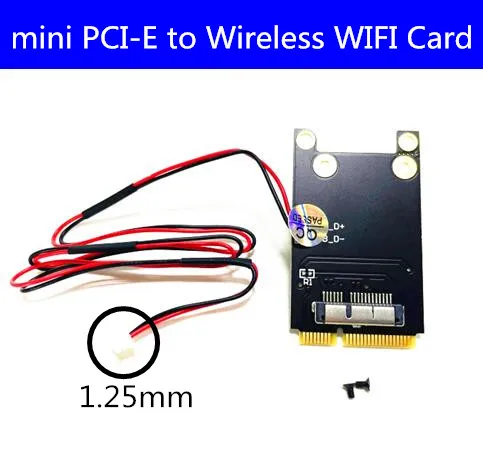 

DBW-1300 1.25mm mini PCI-Express to wireless wifi card BCM943602CDP BCM94360CD BCM94331CSAX adapter board for macbook Pro/Air