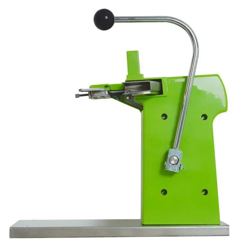 Much more popularity Green Color Hand-Held Metal Body Plastic Bag Sealer Clip Tying Machine for Supermarket