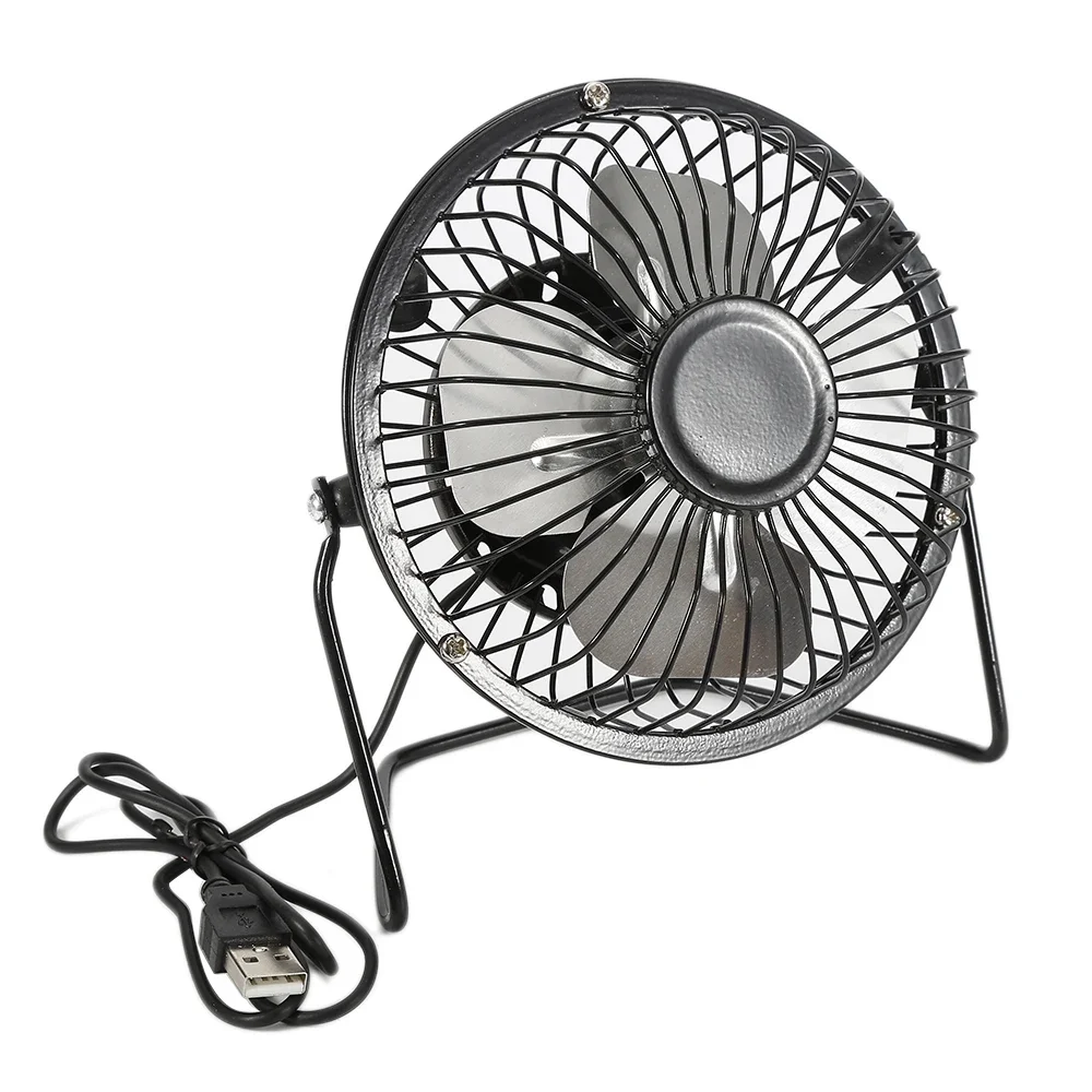 4/6-inch Desk Fan Strong Wind Silent USB Fan Portable Small Fan 360 Degree Rotatable Summer Cooling for Desktop Office Table PC