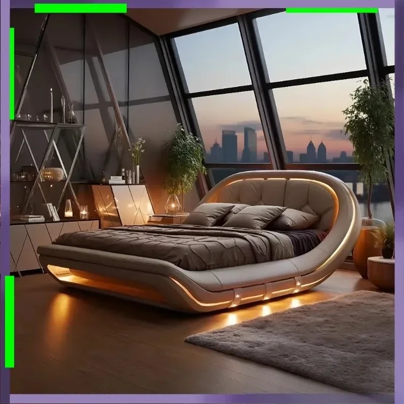 Luxurious European Wedding Bed Frame High Quality Comfortable Design Perfect Dream Bedrooms Camas De Dormitorio Home Decoration