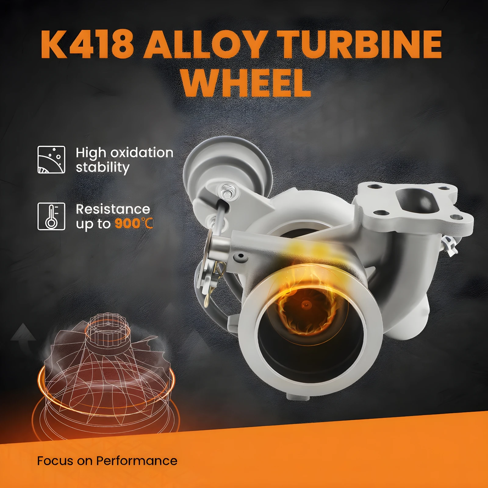 TD025 Turbo Turbocharger for Chevrolet Cruze 2016-2021 | for Buick Encore 2016-2019, for Chevy Trax 2021-2022, 12639941 12668297 12679375, Basic VL Series