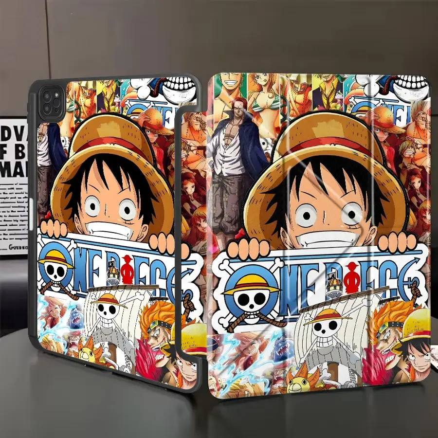 OneS P-ieceS Comics Tablet-Hülle für iPad Mini 6 7 Pro 2025 Pro 11th 10th 9th 8th 7th 12.9inch Air 4 5 M3 M2 1 2 M4 11inch Halterung