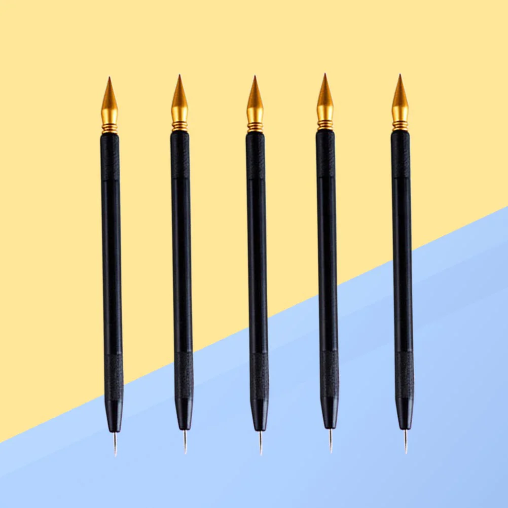 

3 Pcs Scratch Painting Pens Sketch Drawing Scraping Pen Stylus Pens (Black)