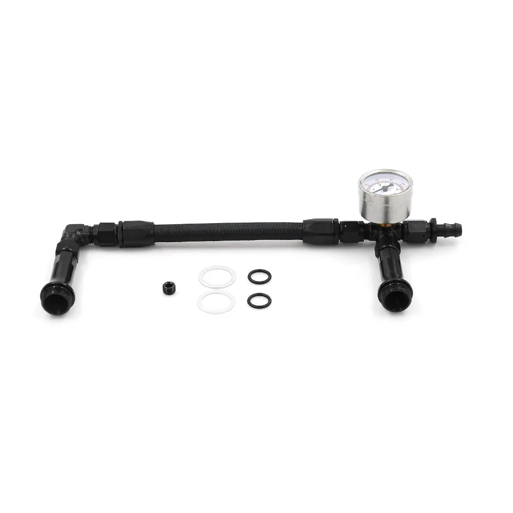 

AN6 Dual Feed Carb Fuel Line Double Pump For 4150 Holley Carburetor Dual Inlet Line Kit Stainless Steel Braided