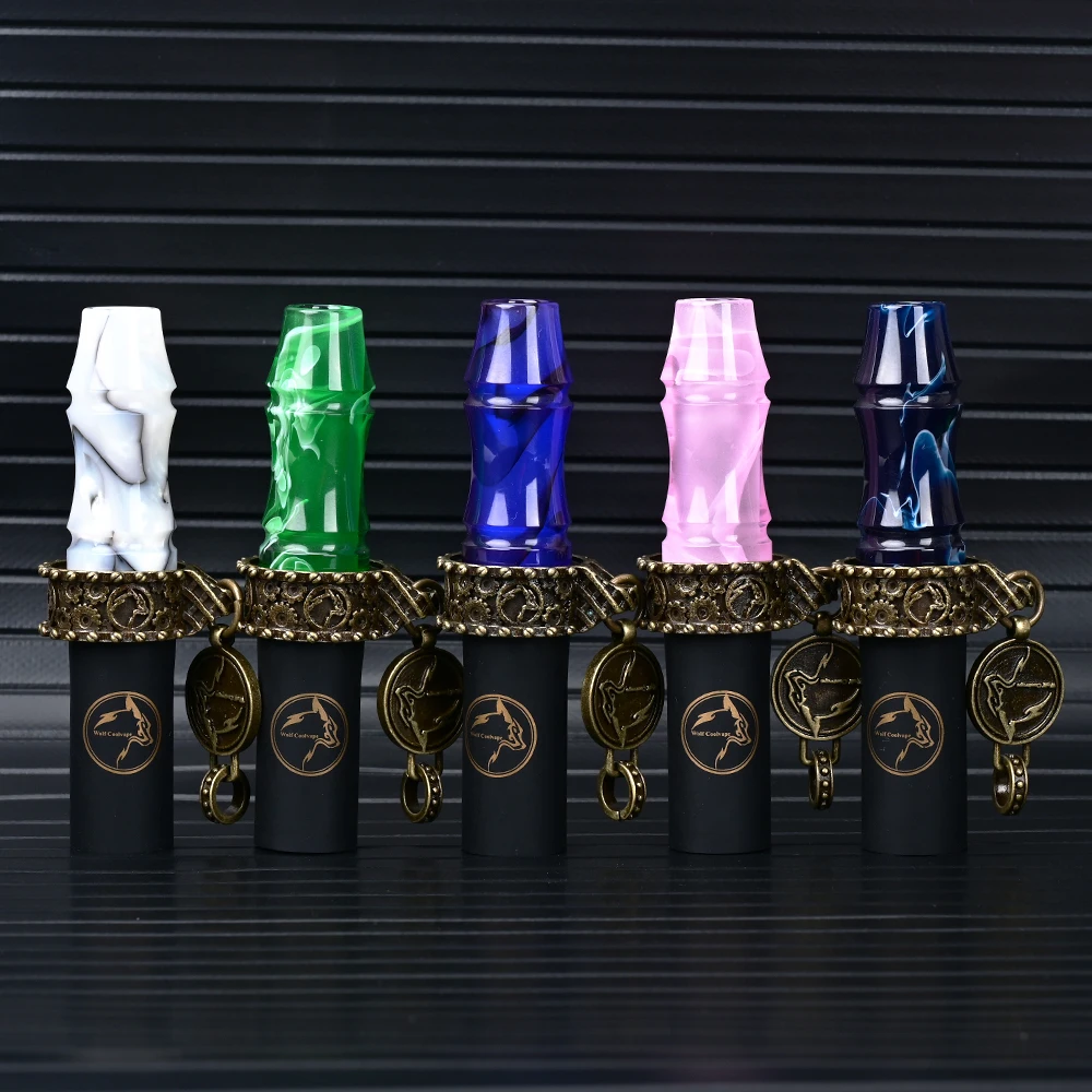 

Wolfcoolvape 100% Original resin hookah accessories foreign trade popular new shisha multi-color hookah mouthpiece