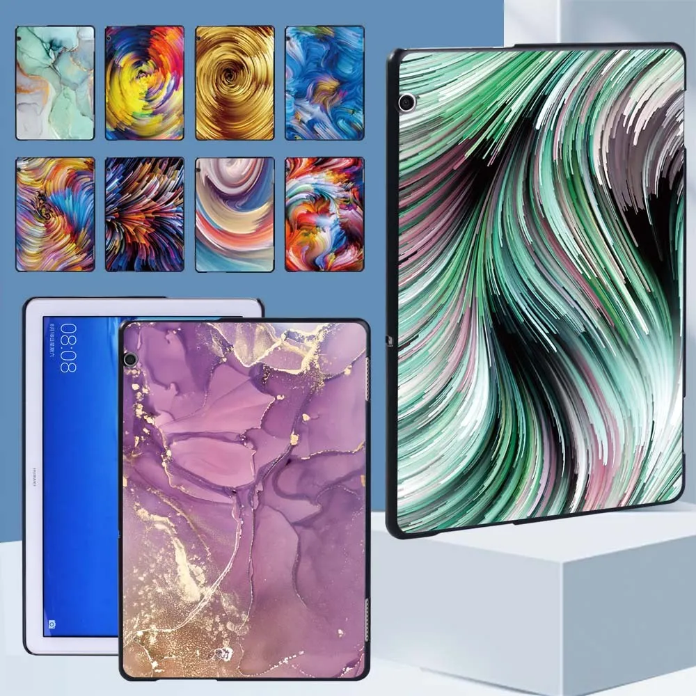 

Для Huawei MediaPad M5 Lite 8 / M5 Lite 10,1/M5 10,8 "/T5 10 10,1"/T3 8,0/T3 10 9,6 "Сверхтонкий чехол на заднюю панель планшета + стилус