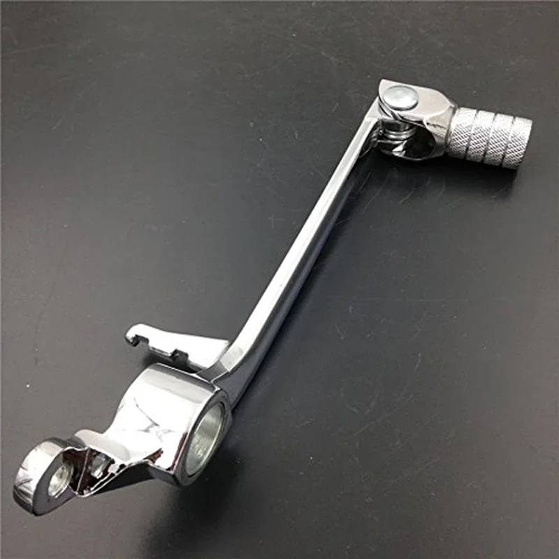 Motorcycle Chrome Black  Rear Brake Pedal Foot Lever For Yamaha YZF-R6 2003-2005 YZF R6S 2006-2009