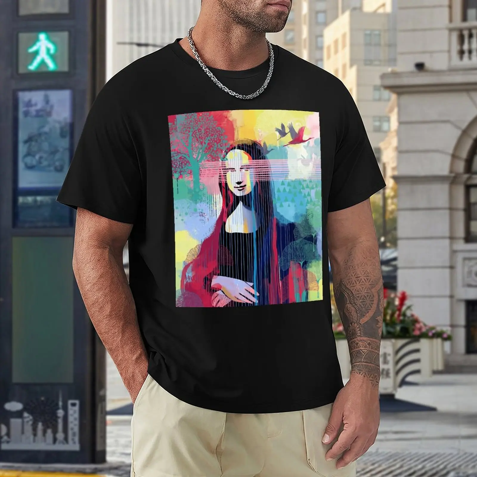 Fresh Mona Lisa for Sale T-shirt  Campaign T-shirts Funny Funny Novelty Leisure USA Size