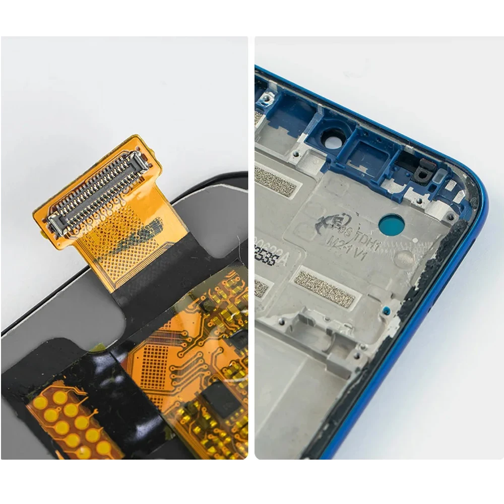 AMOLED For Xiaomi Mi A3 LCD Touch Digitizer Assembly with Frame For MI A3 CC9E M1906F9SH M1906F9SI LCD Display Replacement Parts