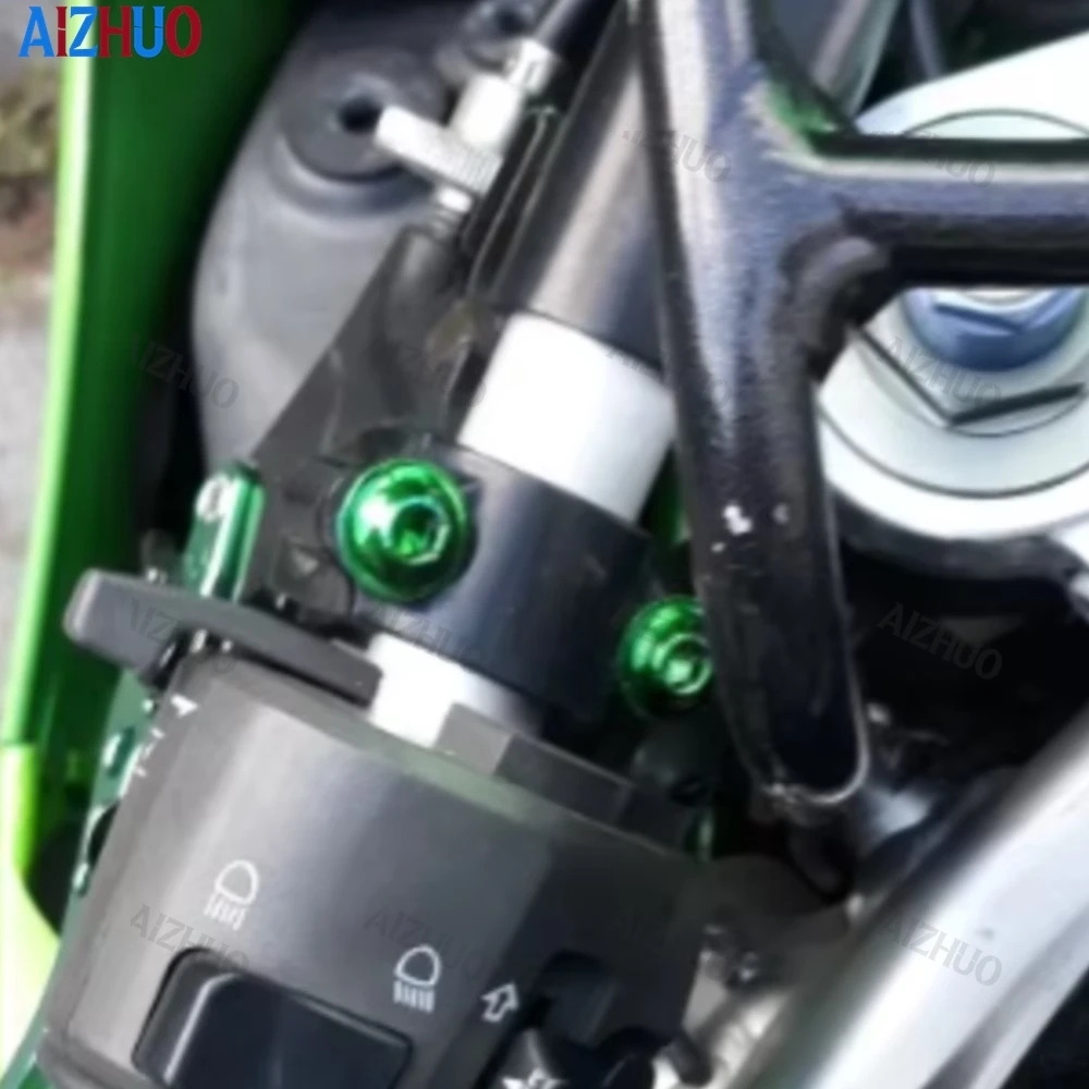 

For KAWASAKI VERSYS 650 NINJA 300 400 650 ZX6R VULCAN S 650 ZX10R KLX250 Complete Fairing Bolt Screw Kit Motorcycle Accessories