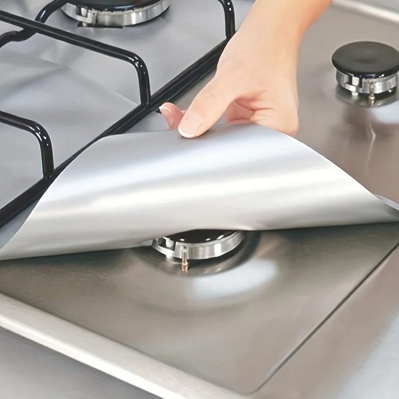 2 Pack Oil Water Resistant Stove Guard Mats Wear Resistant Range Liners Reduce Kitchen Grease Cleaning Work