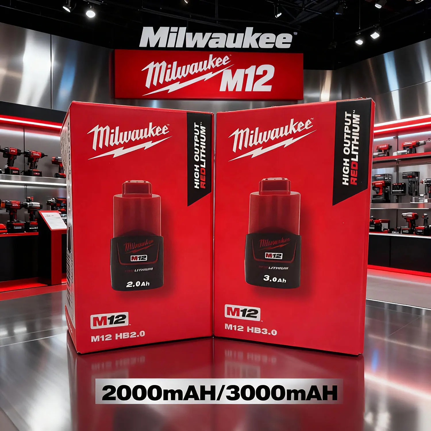 Dobíjecí baterie Milwaukee 12v48-11-241148-11-2401mil-12a-lim12 48-11-1860 18M 2ah ~ 3ah 5ah ~ 6ah lithiová baterie do nářadí - náhled 3