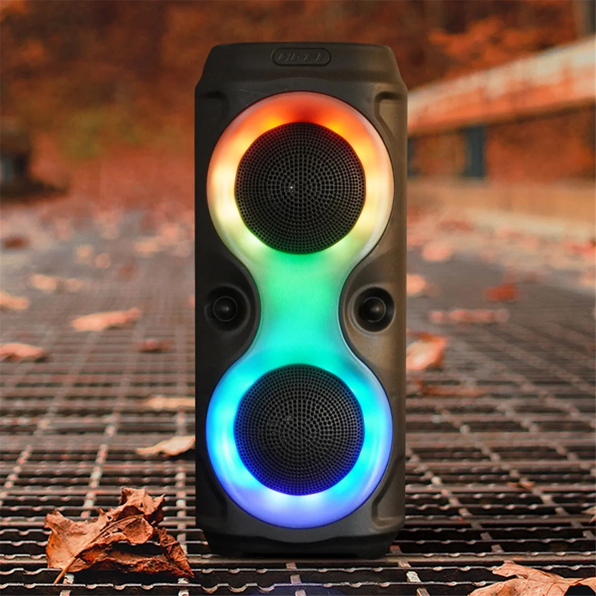 

Wireless Bluetooth Speaker Outdoor Portable Colorful Home Desktop High Volume Subwoofer Bass Speaker for Family Karaoke