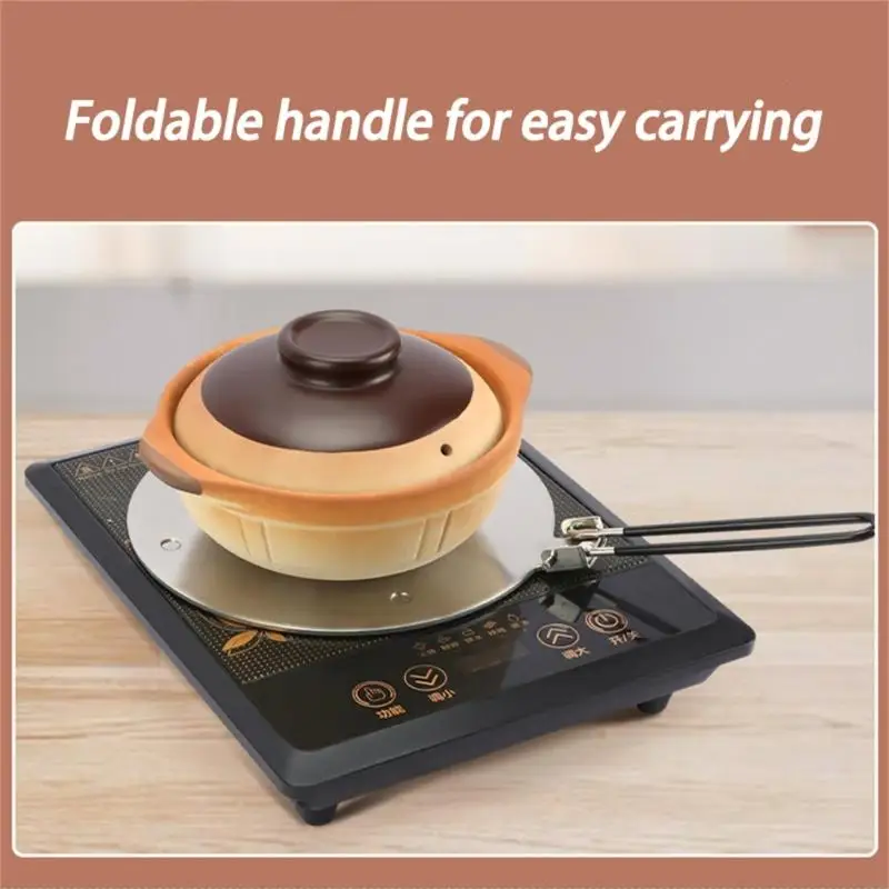 A0NC Vassoio scongelamento Fornello elettrico a gas Piastra adattatore a induzione Soluzione riscaldamento efficiente in