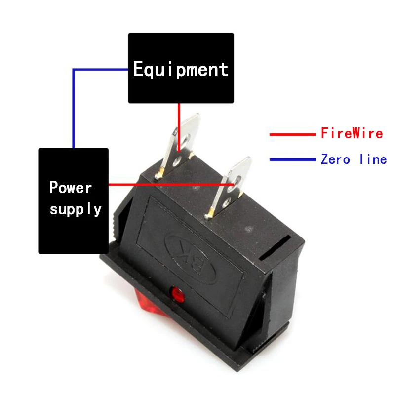 Picture 4: 10pcs/lot 10*15mm SPST 2PIN ON/OFF G130 Boat Rocker Switch KCD11 3A/250V Car Dash Dashboard Truck RV ATV Home