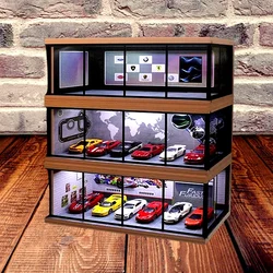 MOREART 1: 64 Scale Parking Lot Model Display Case Car