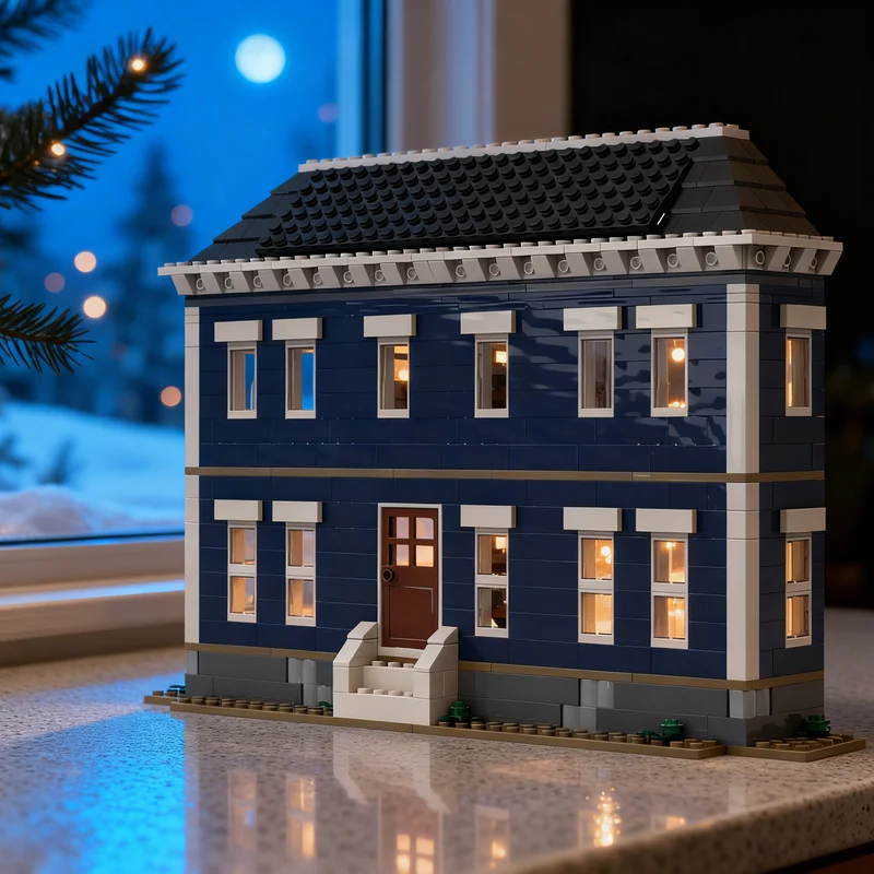 

501pcs MOC Stranger Things The Creel House Enclosure Exterior Only Model Building Blocks Construction Christmas Gifts Toys