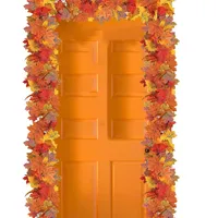 Autumn Maple Leaf Garland 5.7FT for Festive Decor in Weddings Thanksgiving and Holiday Celebrations