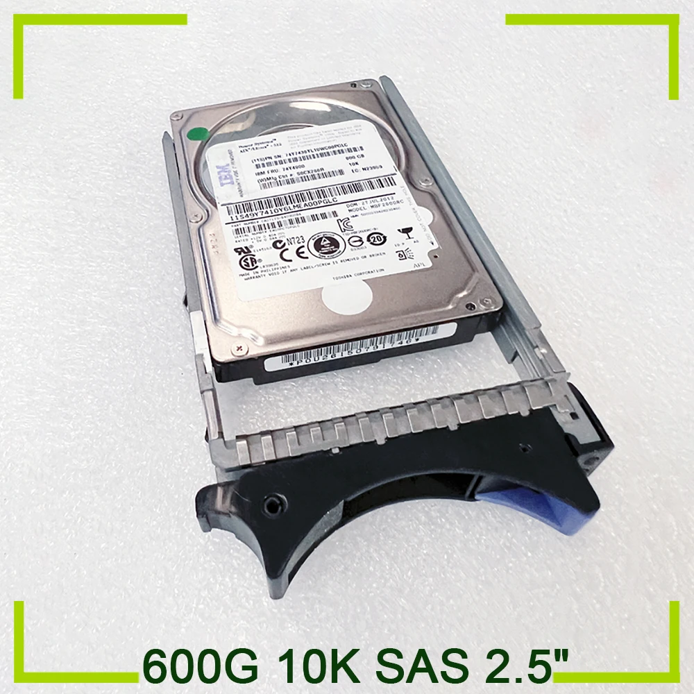 

HDD For IBM Minicomputer Dedicated Hard Disk 600G 10K SAS 2.5" Hard Drive 1790 74Y4900 74Y7438 P20 P740 P750