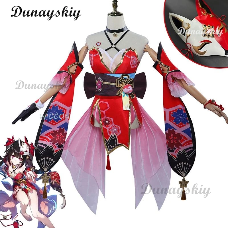 Fantasia Cosplay para homens, roupas de personagens do jogo, carril Honkai Star, uniforme de carnaval, anime trajes de Halloween, peruca