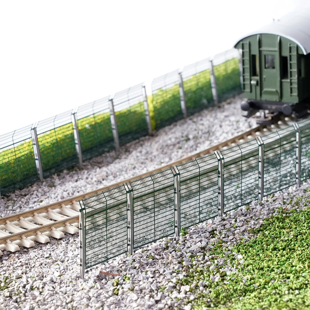 N Scale Miniature Fence Model Grid Guard for Railway Train Layout Garden Decoration DIY Model Making for Diorama Kit 1pc