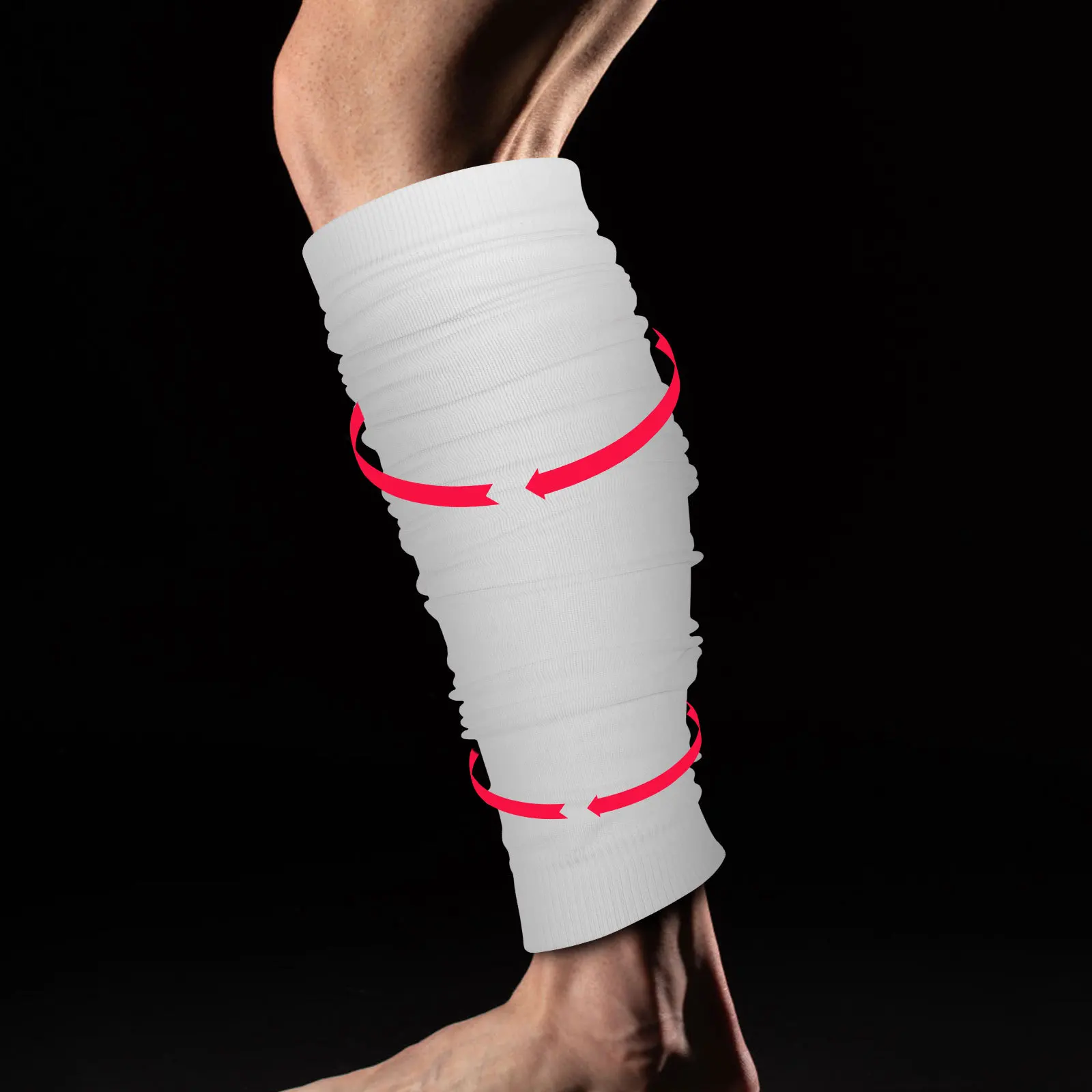 

2Pcs Calf Sleeves Compression Elastic Support Breathable Sports Socks Football Leg Sleeves for Men Calf Compression Socks