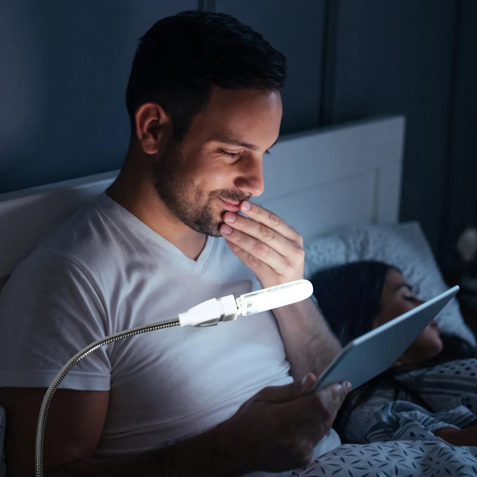 

3 LED USB Night Lamp Flexible Gooseneck Light for Computer Office Study Room Bedside Reading Portable Lighting for Indoor