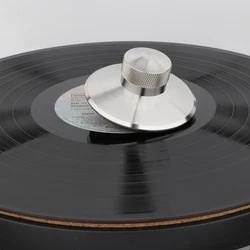 LP Vinyl Turntable Recorder 380g Stainless steel Weight Clamp Stabilizer Vibration With Level Full CNC Machined Hifi DIY
