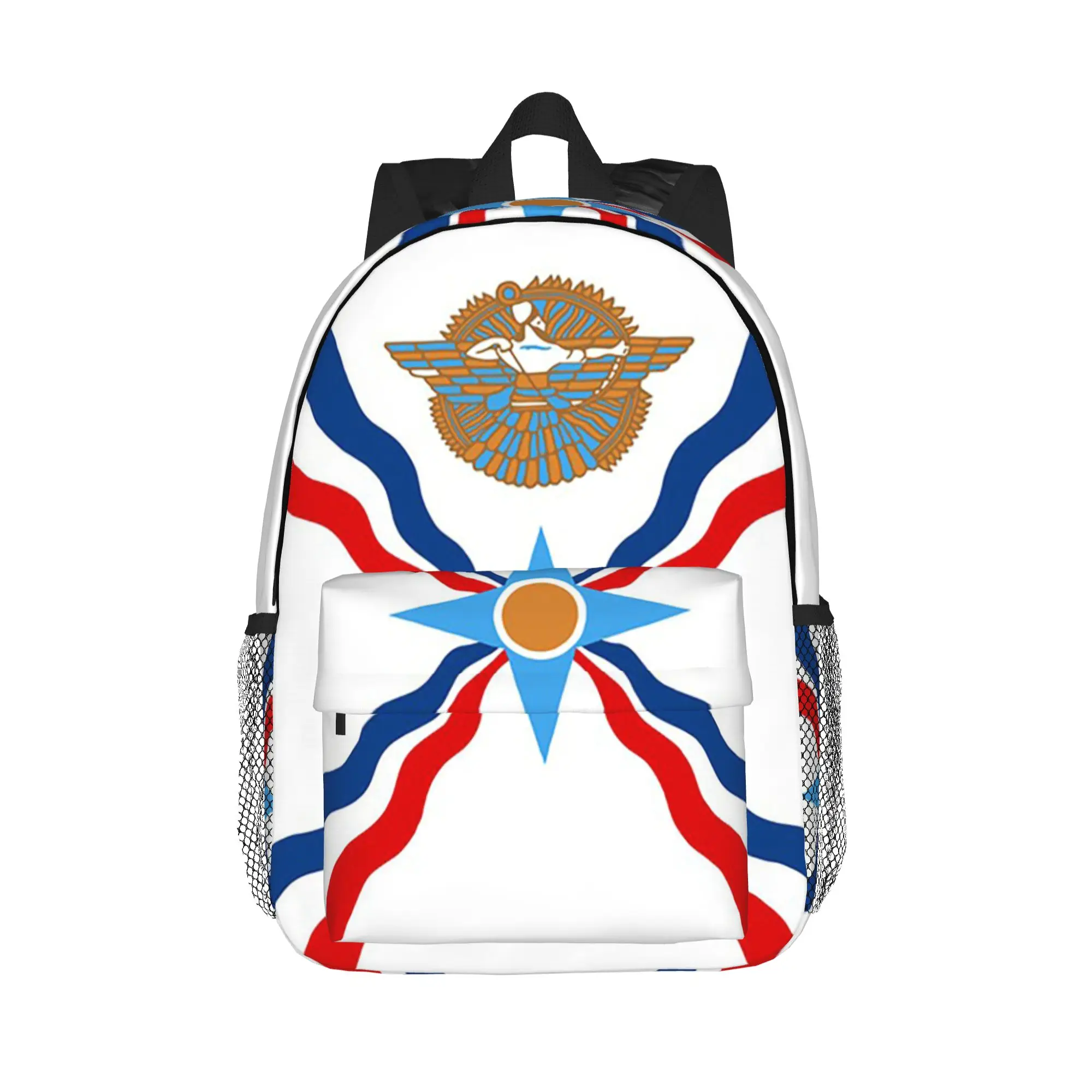 Assyrian Suryoyo Flag Backpack Hot Sale Daypack Large Capacity Boys Girls BookBag Shoulder Bags for Men Women School Bag