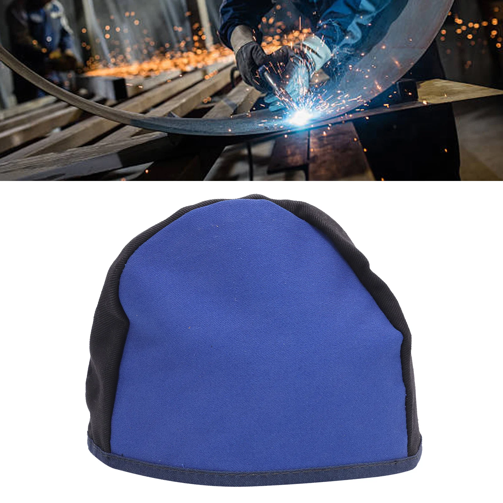 Welding Cap Reversible Flame Retardant Heatproof Cotton Protective for Welders 52~56cm