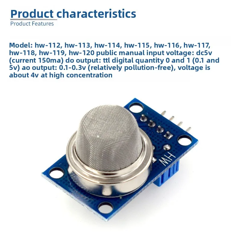 MQ4 Gas Sensor Module for Methane Natural Gas Detection High Sensitivity MQ Sensor
