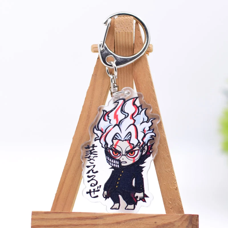 Dandadan Arcylic Keychain Cartoon Figures Keyrings Anime Key Chain Accessories 7 Styles