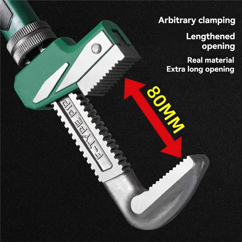 【بيع 24 ساعة】2X مفتاح ربط سباكين من النوع F مفتاح ربط متعدد الوظائف مع تمديد الزاوية اليمنى #3