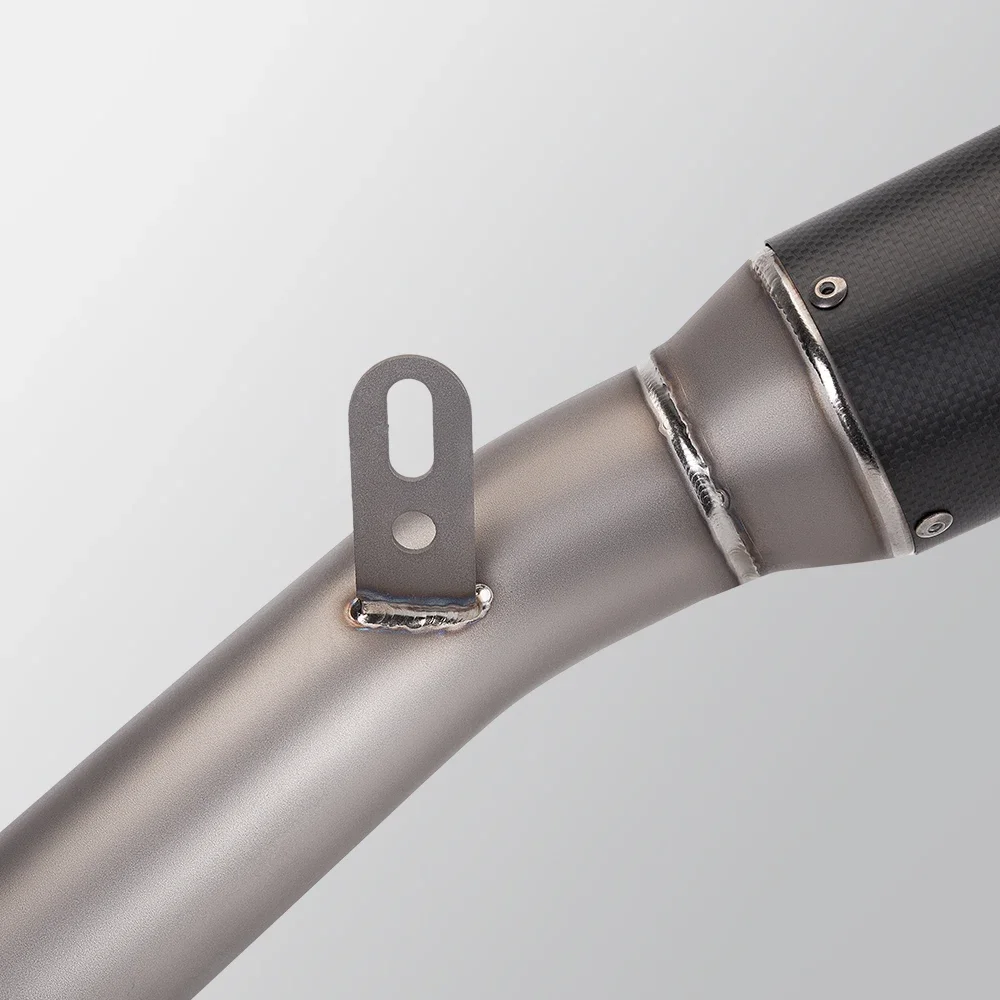 

Suitable For Aprilia RSV4 Special Exhaust Pipe Modification Titanium Alloy Middle Section Carbon Fiber Tail Section N