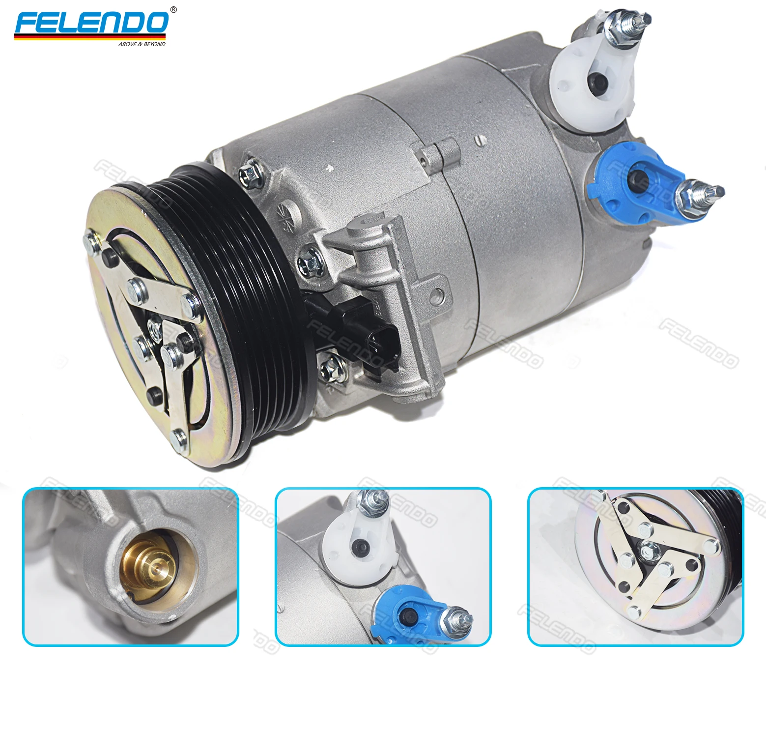 FELENDO Car Parts AUTO AC Compressor for Range Rover Evoque Freelander 2 LR027784 LR035975 LR041119 LR056302