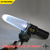 topsale NITECORE NDF25.4mm Translucent White Diffuser Cone Traffic Wand MT20C MT20A MH10 MH12 P12GT P05 P20 EA11 EC11 EC21 EA21