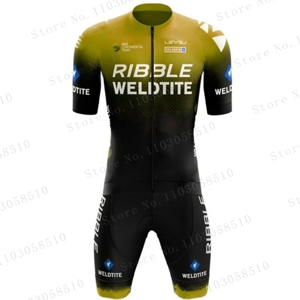 2025 Cycling Overalls Triathlon Men's Short Sleeve Jumpsuit Cycling Jersey Piece Suit Bike Skinsuit Clothing 9D Ropa Ciclismo