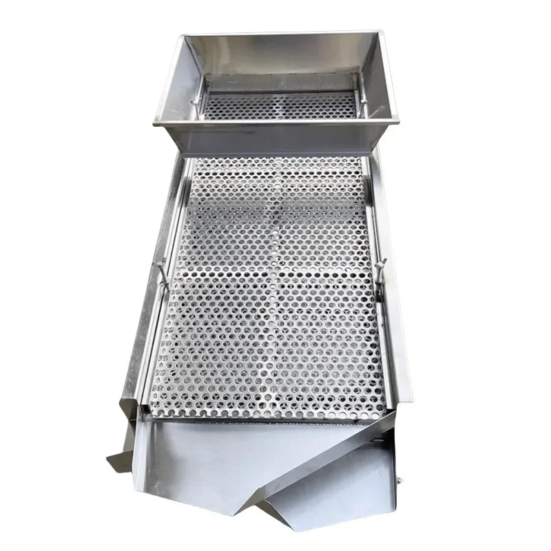 Vibrating Screen Small Industrial Stainless  Linear Electromechanical Dynamic Vibration Sieve Sand Sieve Powder Sieve Machine