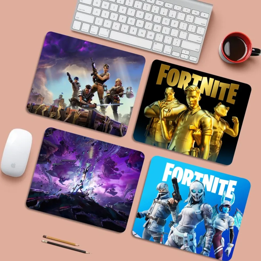 B-fattles R-royales F-fortnites mousepad 25x29cm แผ่นรองจานขนาดเล็กแผ่นรองเมาส์คอมพิวเตอร์คีย์บอร์ดเกมแผ่นรองปูโต๊ะสำหรับ