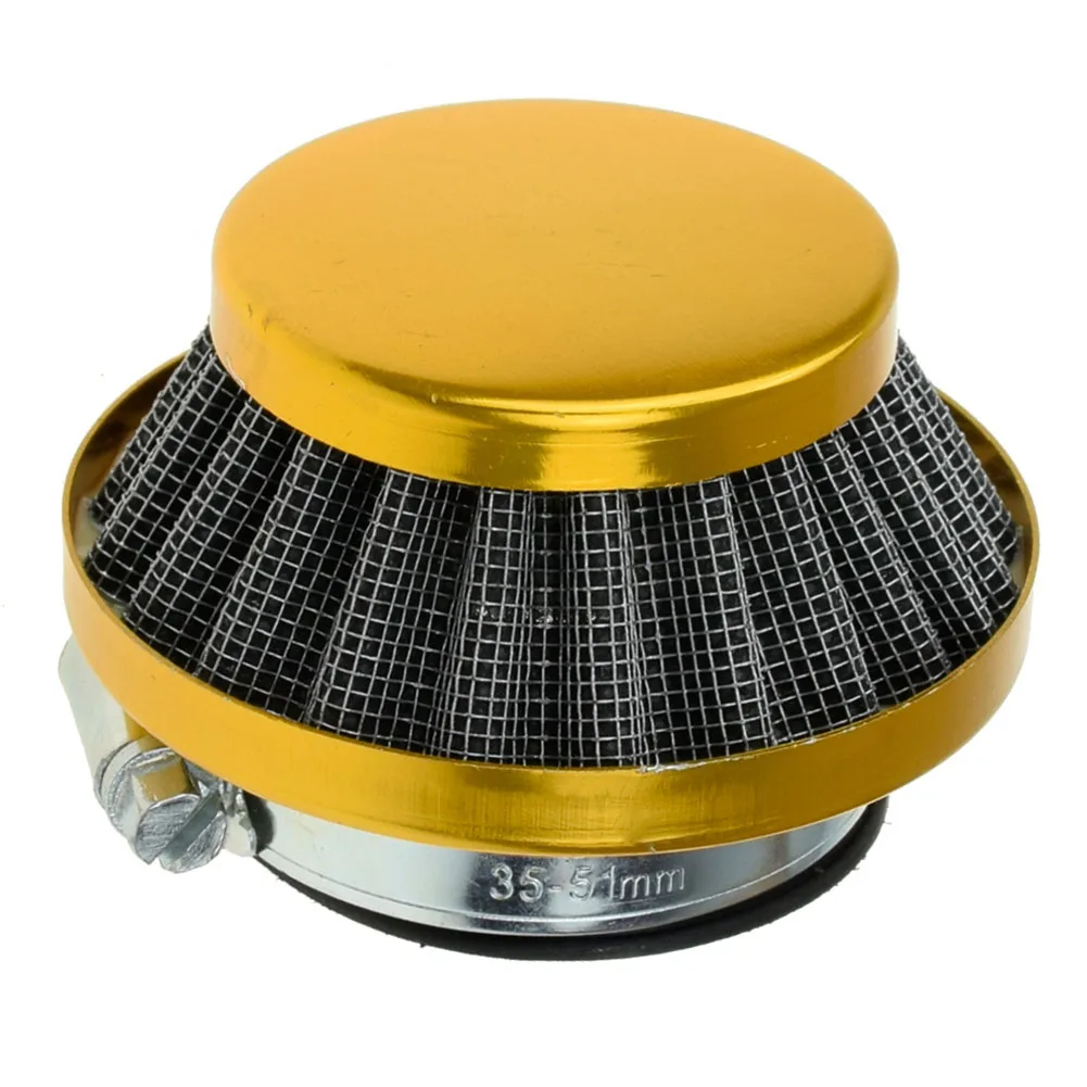 Motorcycle Air Filter 42mm for 47cc 49cc Pocket Bike and ATV Compatible with Multiple All Terrain Vehicles Engine Intake