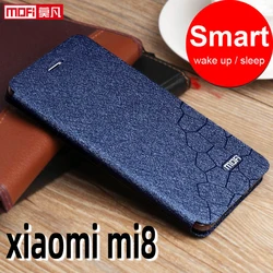 flip case for xiaomi mi8 case xiaomi 8 cover back book tpu stand luxury glitter leather 6.21