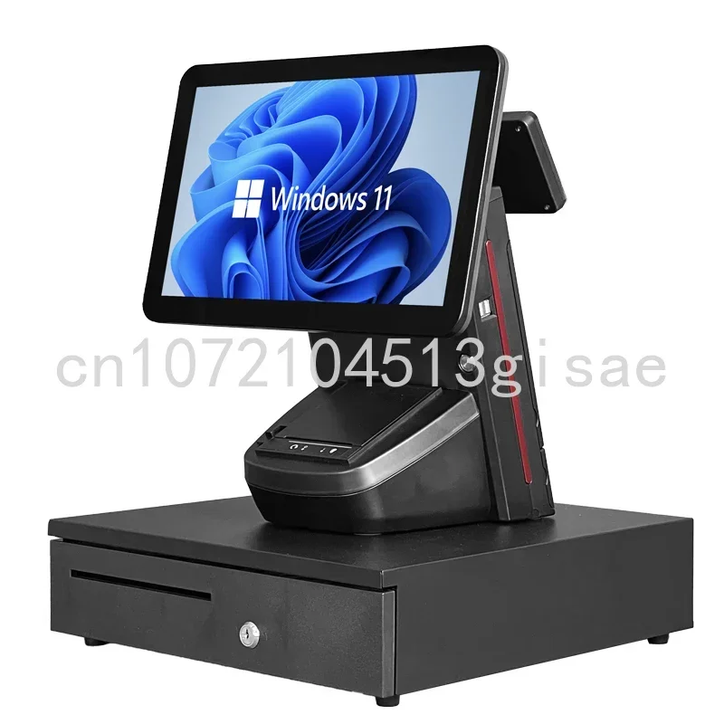 1908D Lcd Display Pos Terminal Cashier Machine Touch Screen Cash Register Pos System for Restaurant