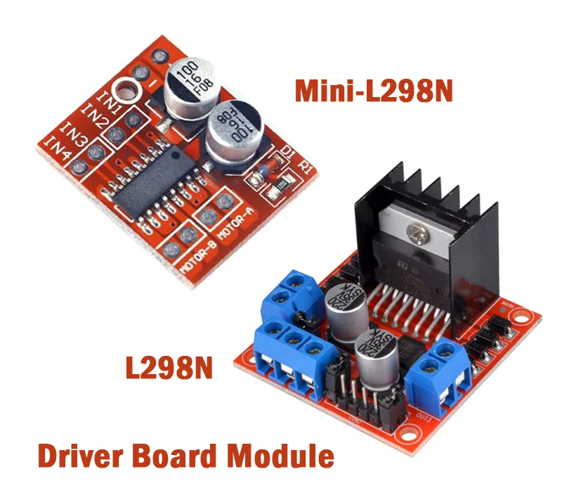 Modulecartede driver L298N, smart car, smart car, robot, Peltier, high power, L298DC engine, arduino driver